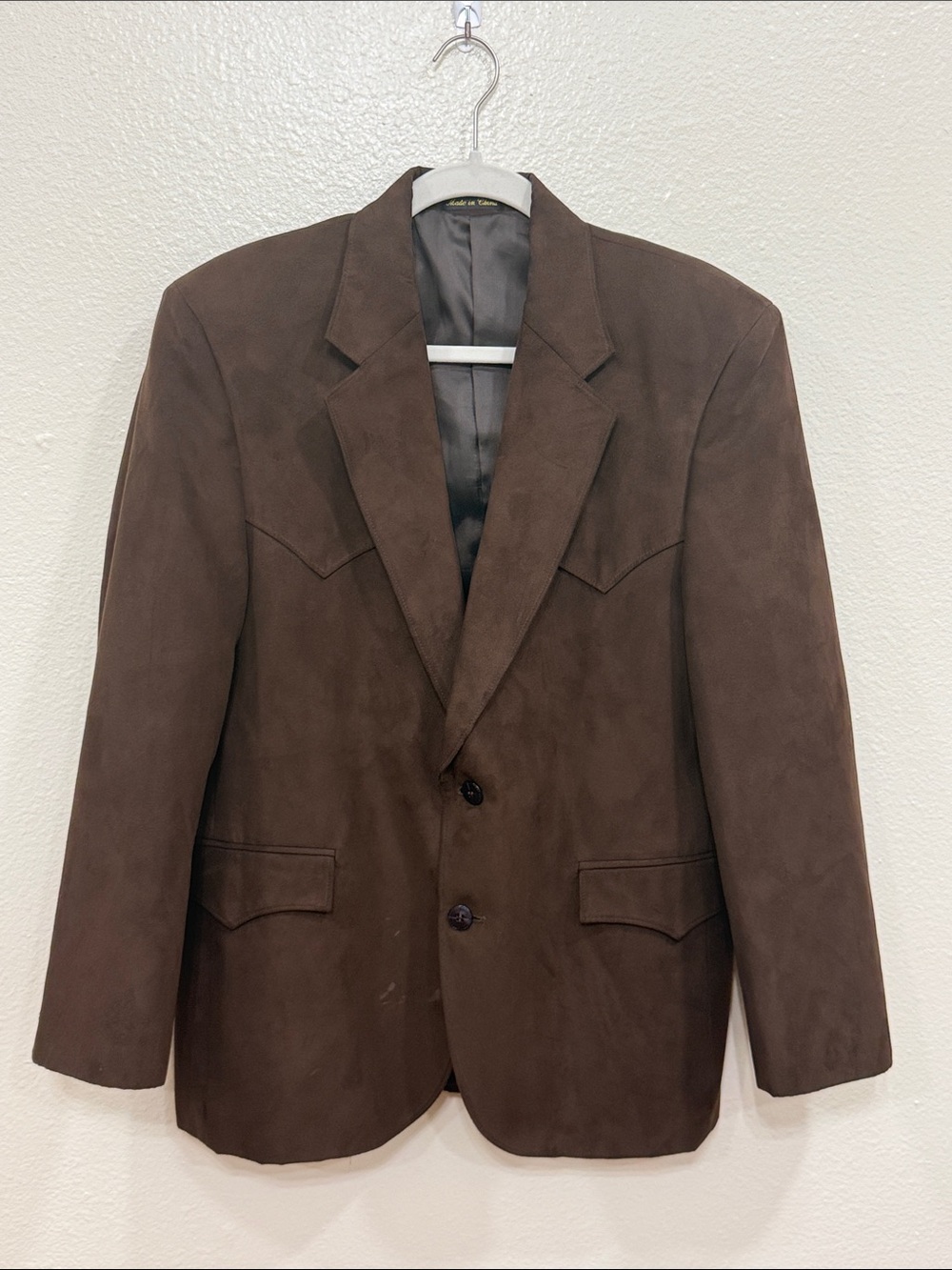 Circle S Dallas Texas Western Blazer Mens 40S Brown Rockabilly Cowboy Jacket
